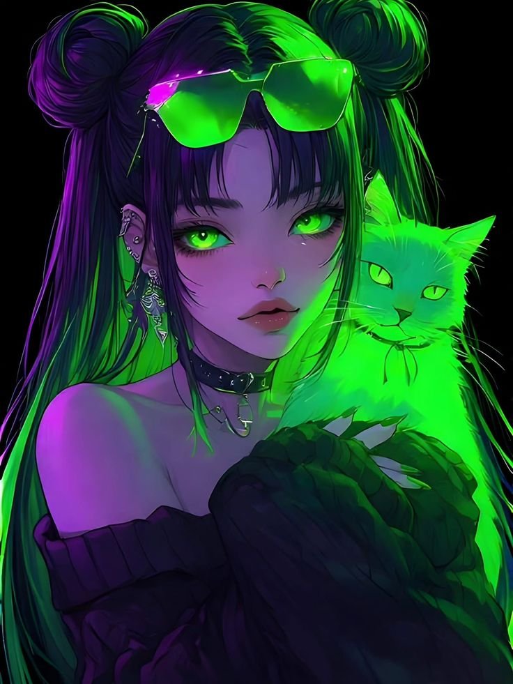 Green and Purple PFP