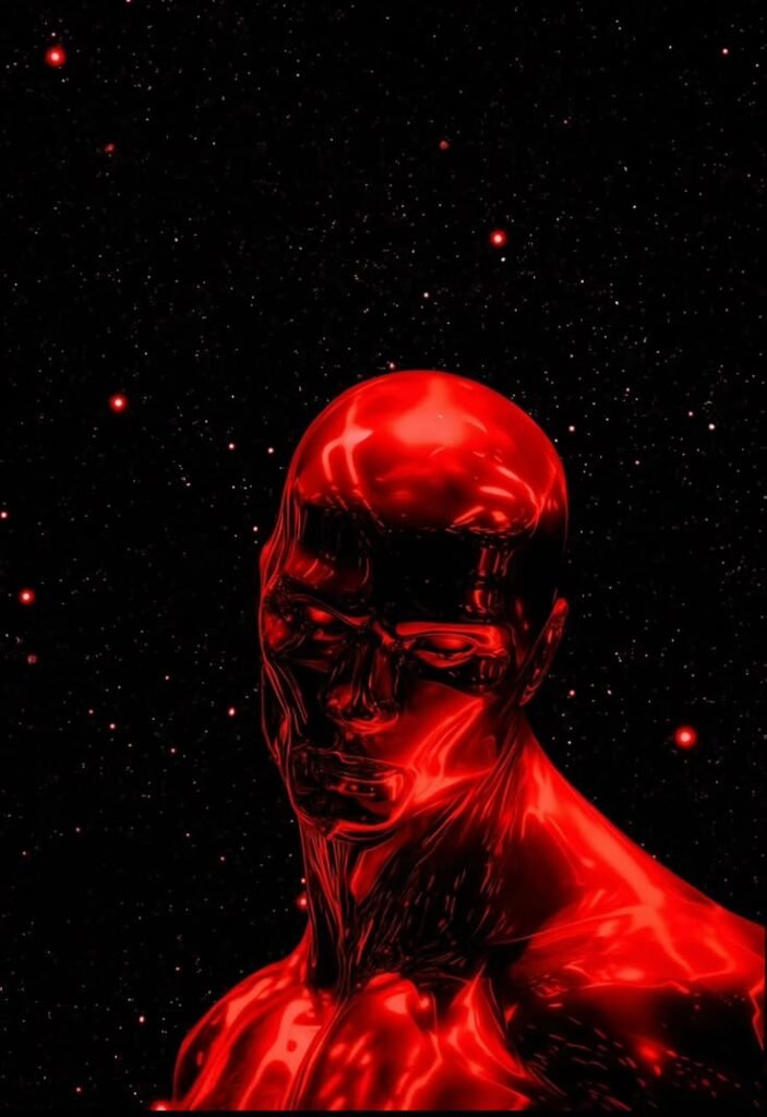 Silver surfer pfp red
