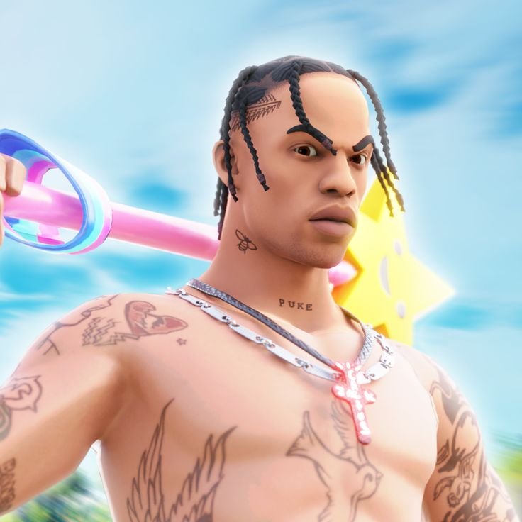 Travis Scott PFP Fortnite