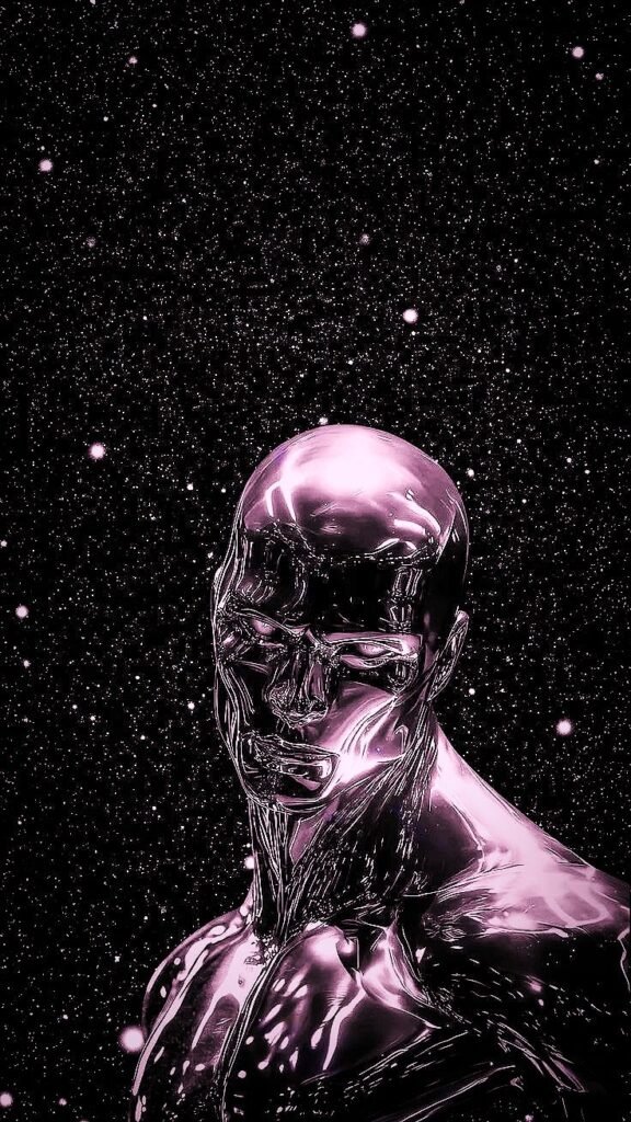 Pink silver surfer pfp
