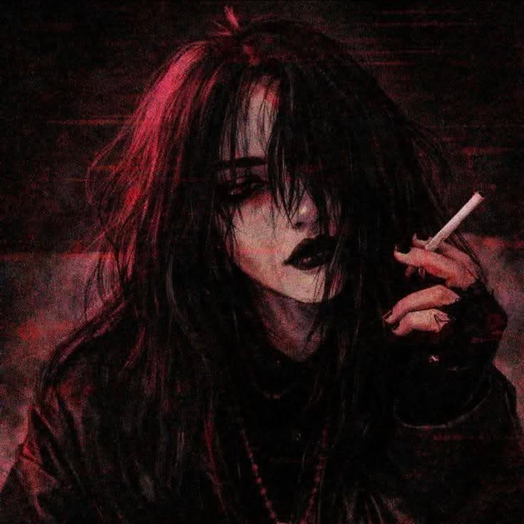 Red PFP Aesthetic Girl