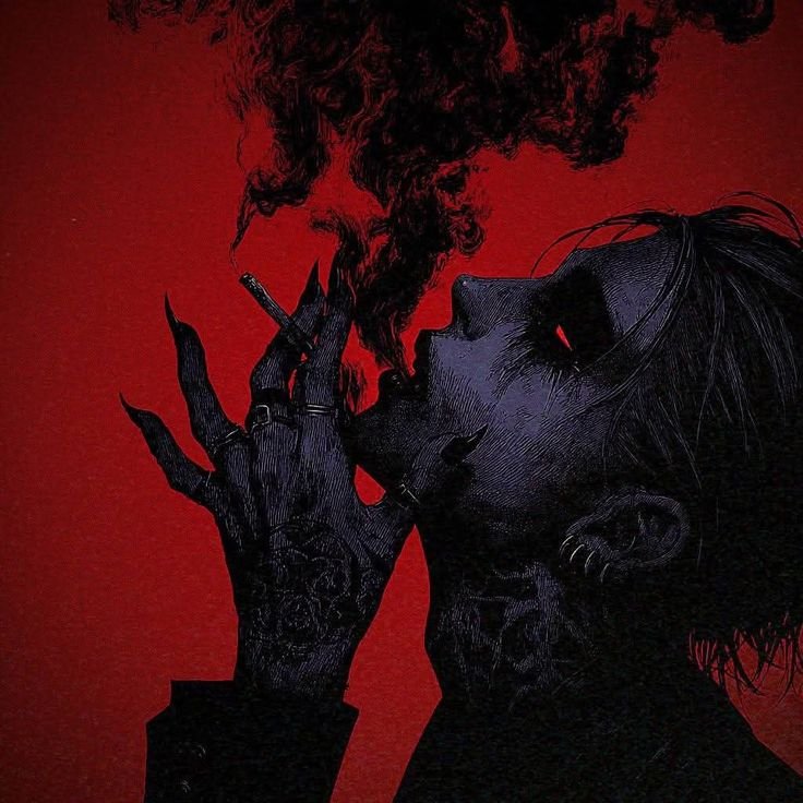 Black And Red PFP Aesthetic