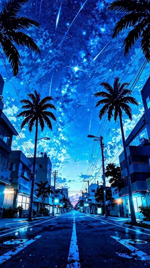 Blue PFP Background