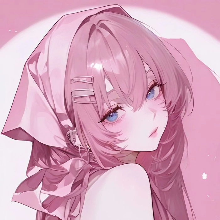 Aesthetic Minimal Pink PFP