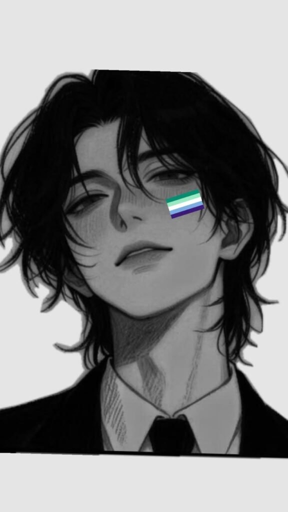 Bisexual PFP Black And White