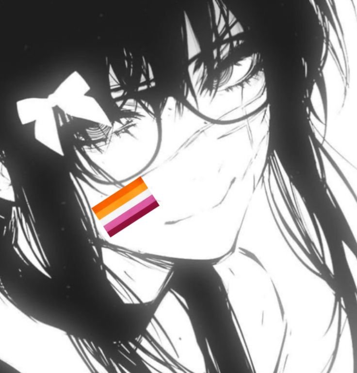 Bisexual PFP Black And White