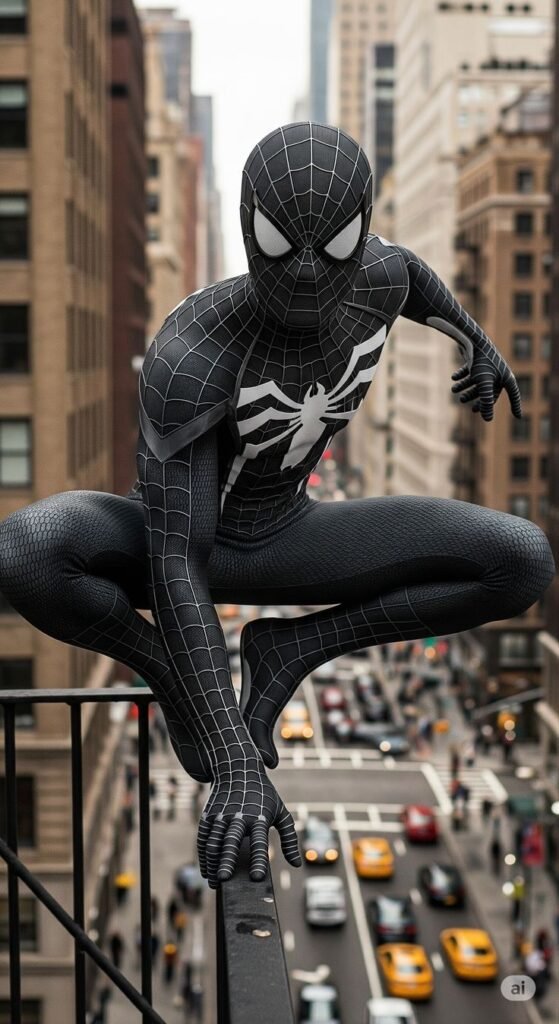 Black Spider Man PFP