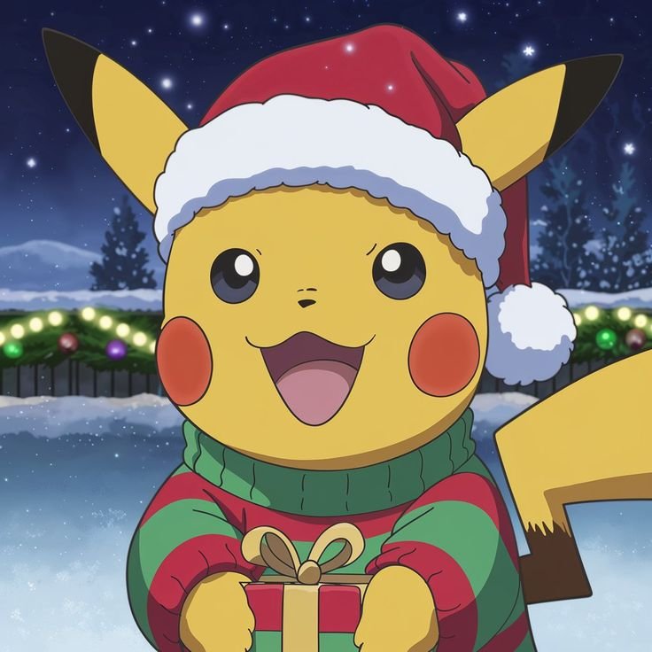 Christmas Pikachu PFP