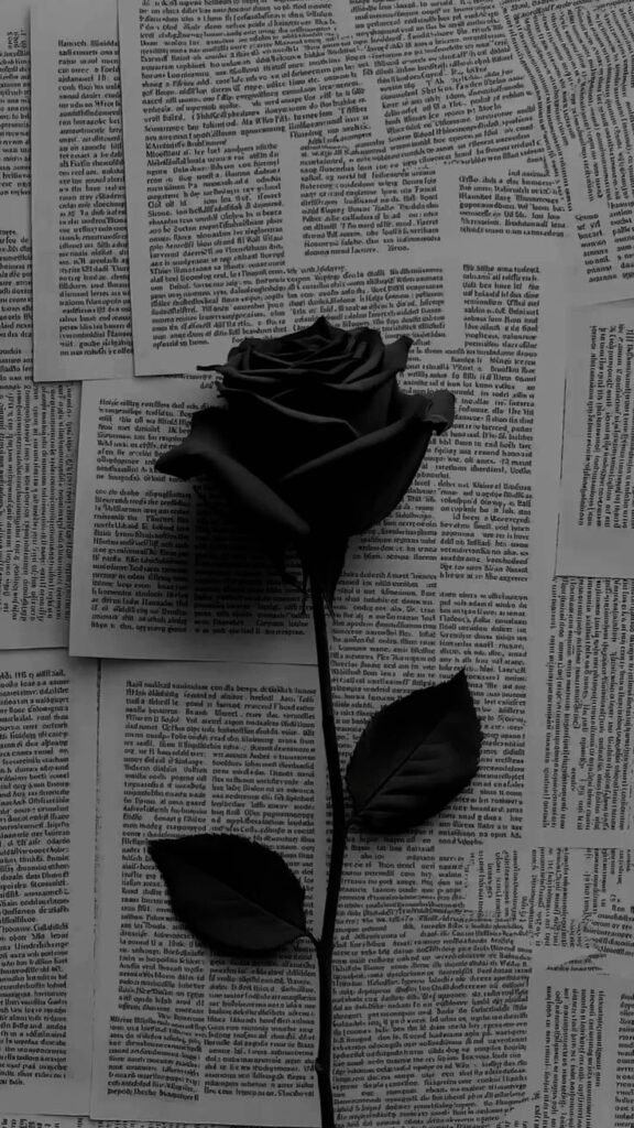 Dark Aesthetic Flower PFP