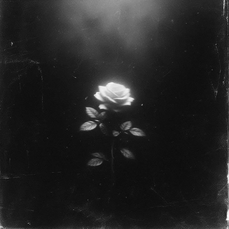 Dark Aesthetic Flower PFP
