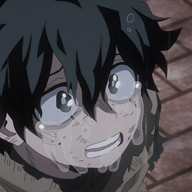 Deku PFP Crying
