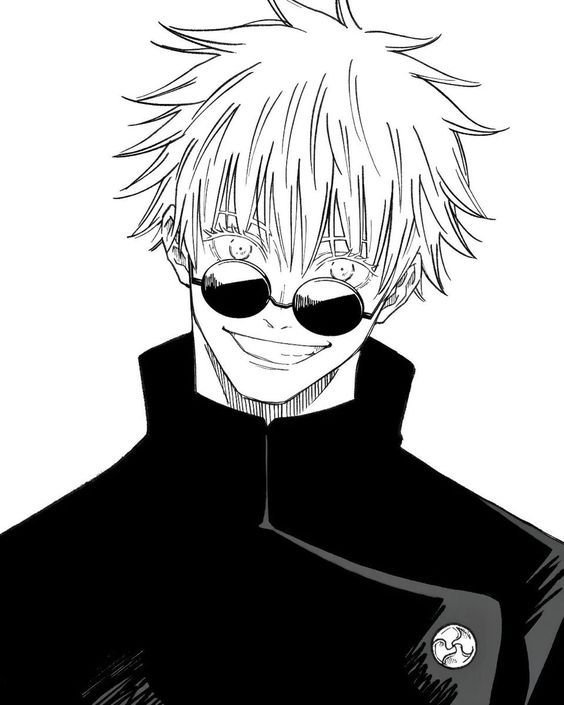 Gojo PFP Black And White