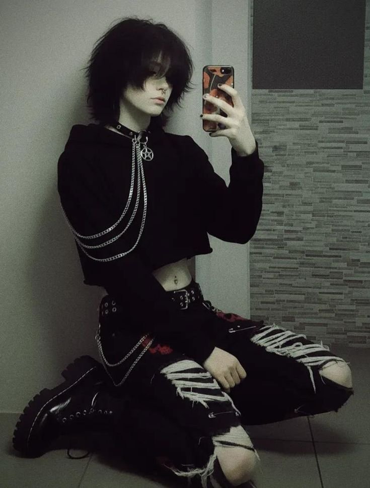 Goth Femboy PFP