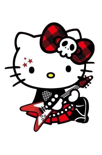 Hello Kitty Goth PFP