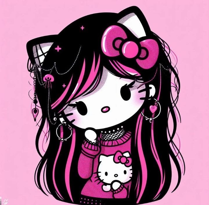 Hello Kitty PFP Black
