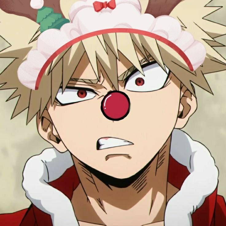 Katsuki Bakugou Christmas PFP