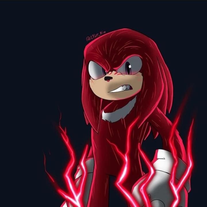 Knuckles PFP Angry