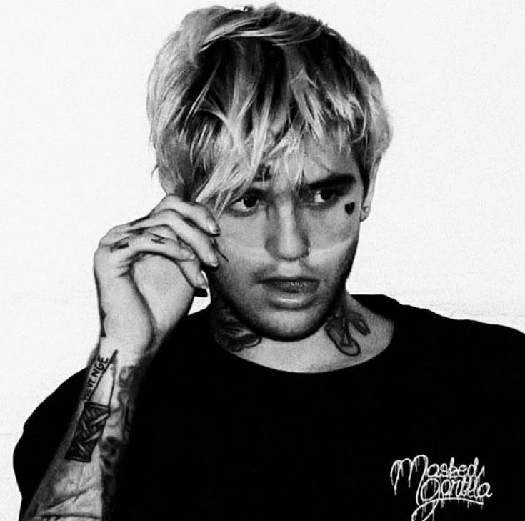 Lil Peep PFP Black And White