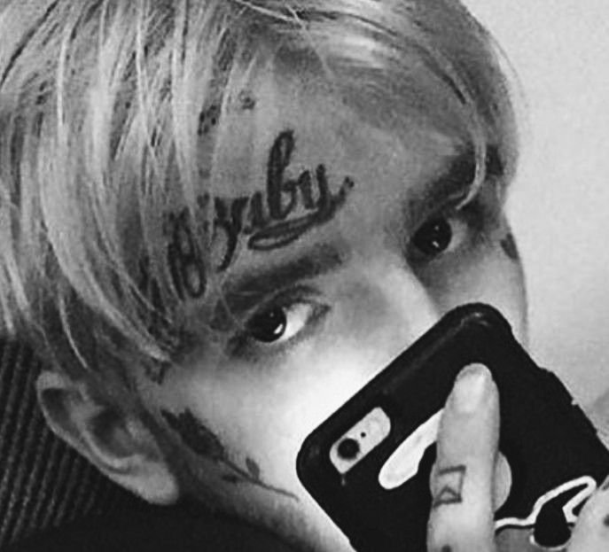 Lil Peep PFP Black And White