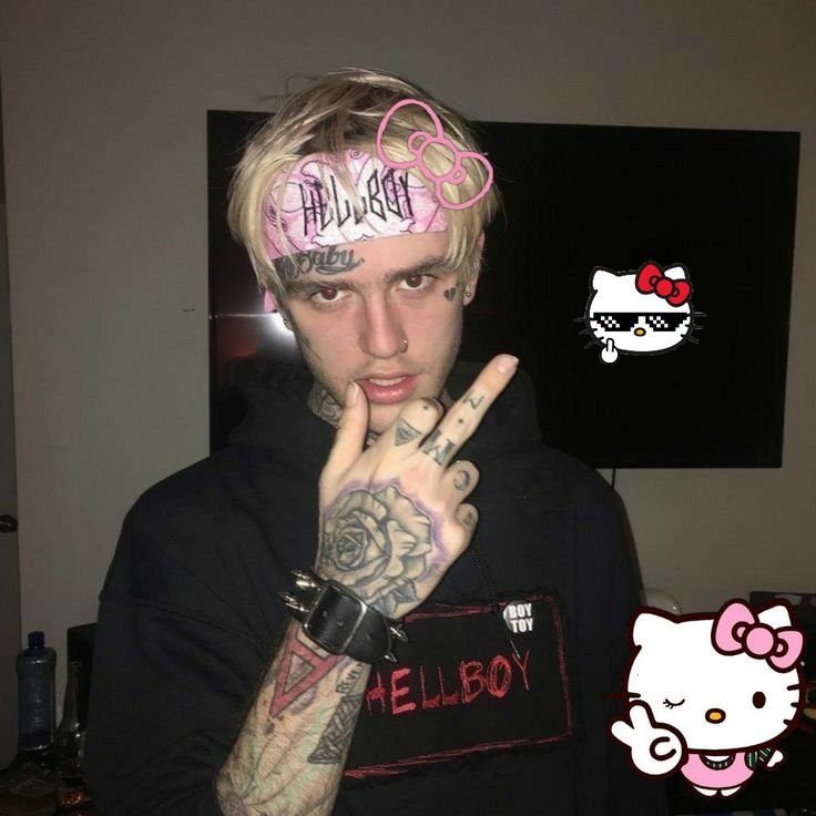 Lil Peep PFP Hello Kitty