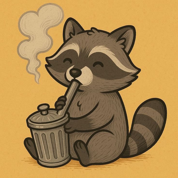 Raccoon Drawing Cartoon