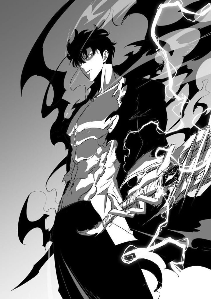 Solo Leveling PFP Black And White