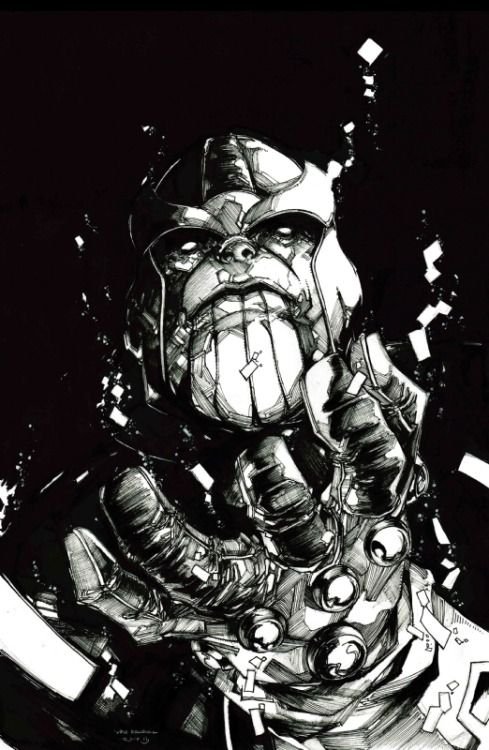 Thanos PFP Black And White