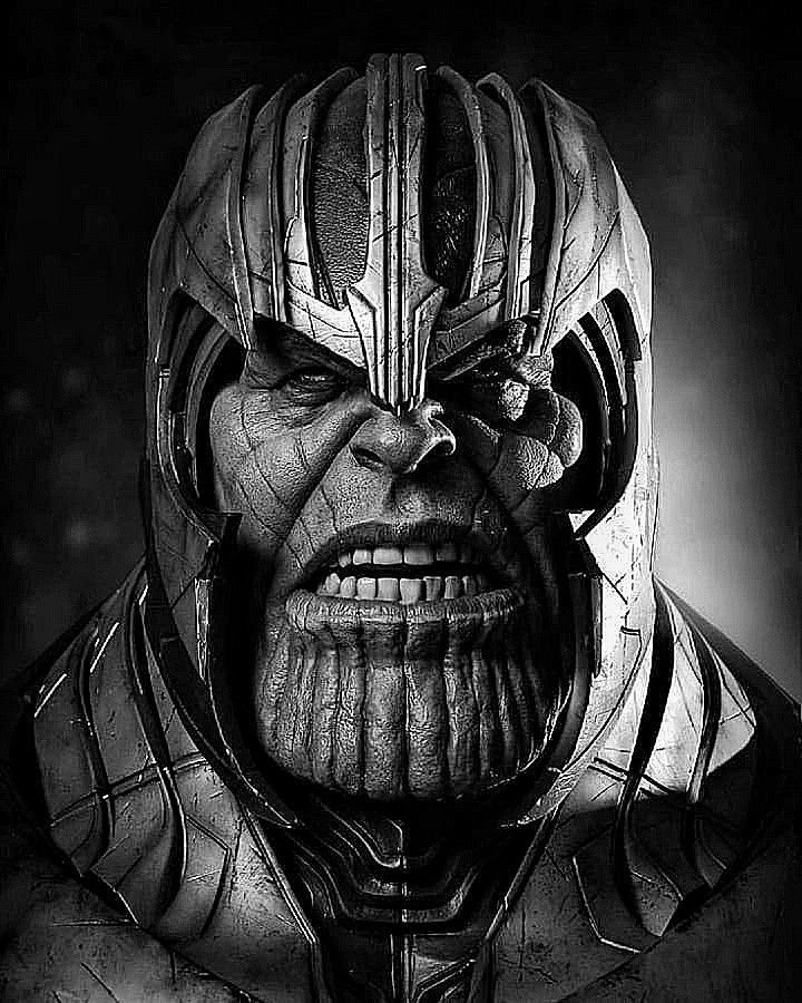 Thanos PFP Black And White